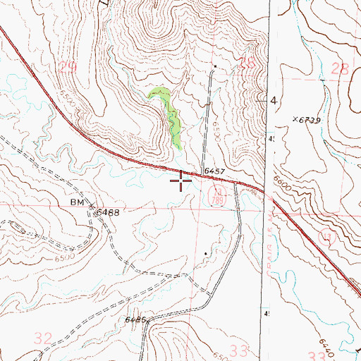 Topographic Map of Little Cottonwood Creek, CO