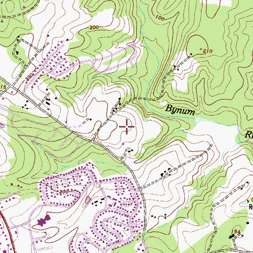 Topographic Map of Overview Manor, MD