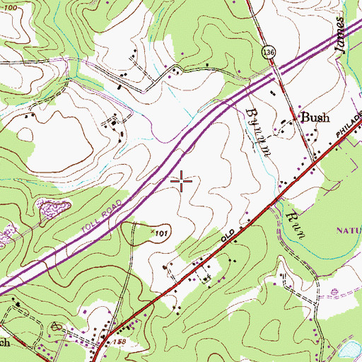 Topographic Map of Royal Heights, MD