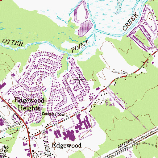 Topographic Map of Scholar Woods, MD