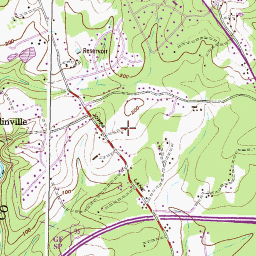 Topographic Map of Shannon Heath, MD