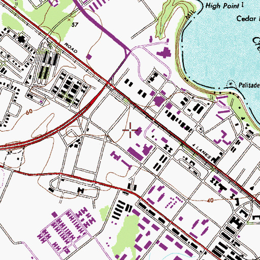 Topographic Map of Shine Field, MD