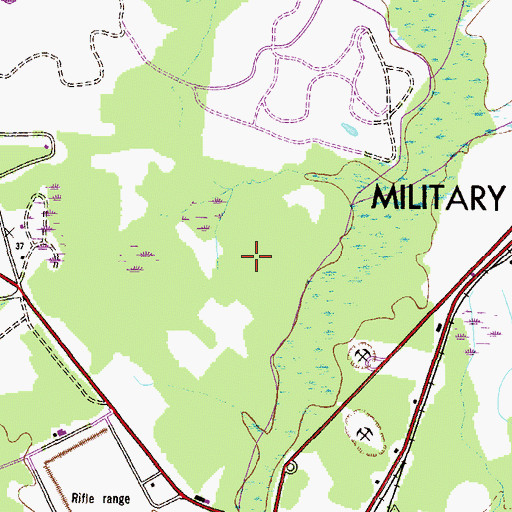 Topographic Map of Swan Neck, MD