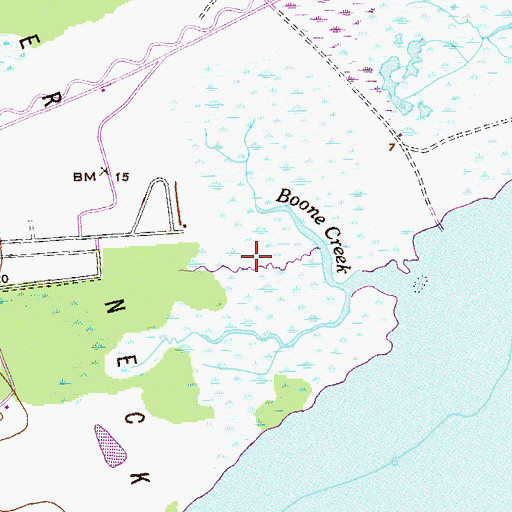 Topographic Map of Tripcellar Swamp, MD
