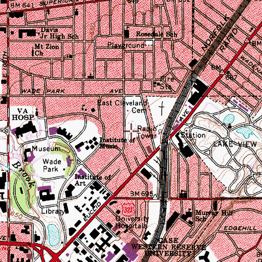 Topographic Map of Finnigan Field, OH