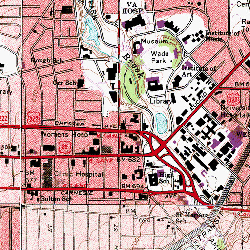 Topographic Map of Pentecostal Church of Christ, OH