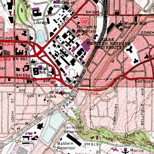 Topographic Map of Quail Building, OH