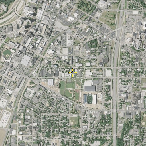 Aerial/Satellite Image of Buchtel Hall, OH