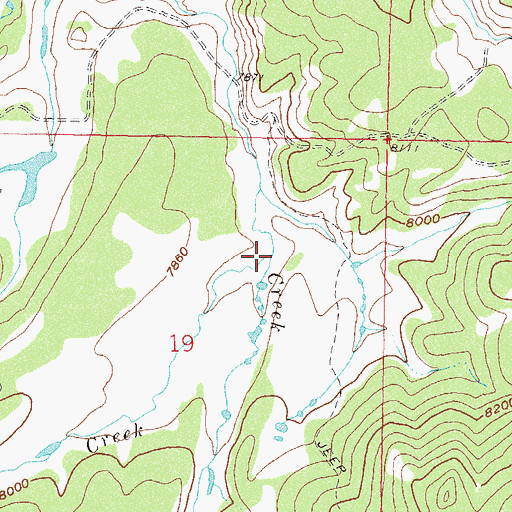 Topographic Map of Summit Creek, CO