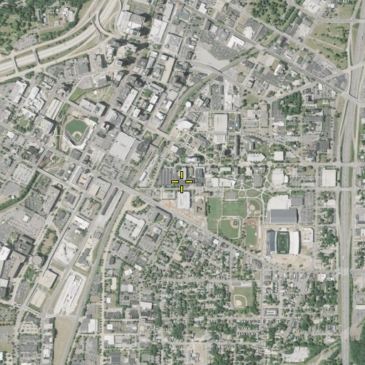Aerial/Satellite Image of Gladwin Hall, OH