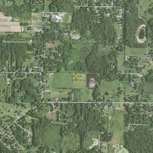 Aerial/Satellite Image of Polymer Science Building, OH