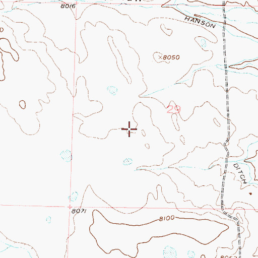 Topographic Map of North Fork North Platte River, CO