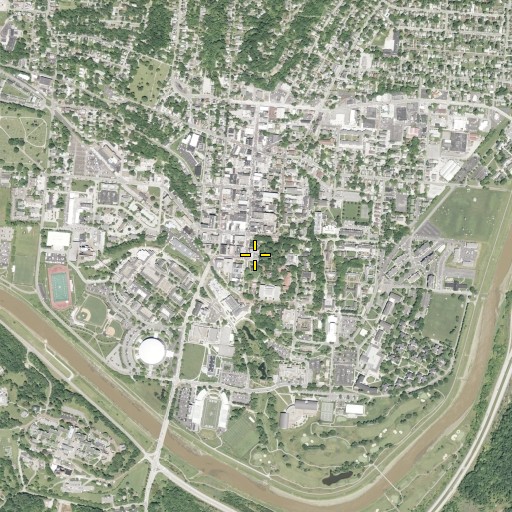 Aerial/Satellite Image of Chubb Hall, OH