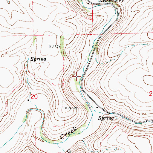 Topographic Map of Neabeck (historical), OR