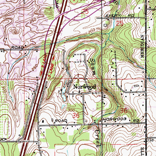 Topographic Map of Buena Vista (historical), OR