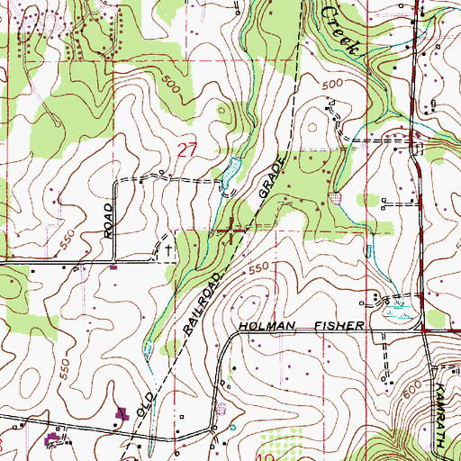 Topographic Map of Cemetery Spur (historical), OR