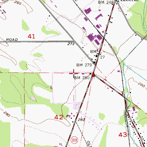 Topographic Map of Huntley (historical), OR