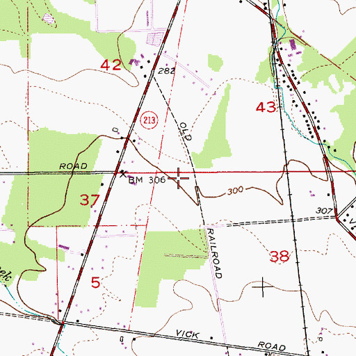 Topographic Map of Richard (historical), OR