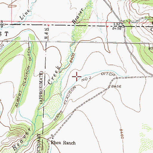 Topographic Map of Hans Clauson Number 2 Ditch, CO