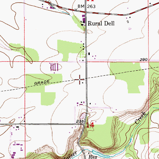Topographic Map of Hitchman (historical), OR