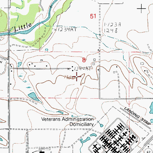 Topographic Map of Table Rock Station (historical), OR