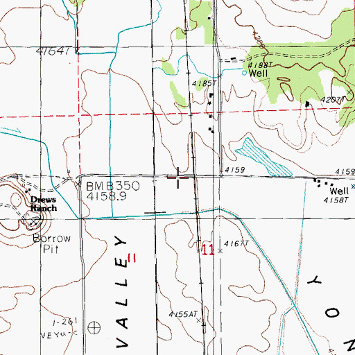 Topographic Map of Hildebrand Station (historical), OR