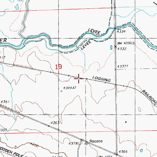 Topographic Map of North Fork (historical), OR