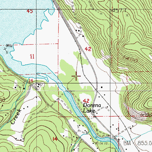 Topographic Map of Gravel Pit (historical), OR