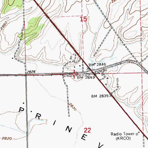 Topographic Map of Slayton Spur (historical), OR