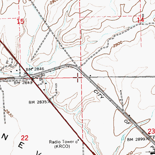 Topographic Map of Wilton (historical), OR