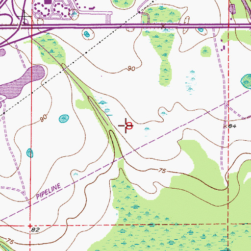 Topographic Map of Celebration, FL