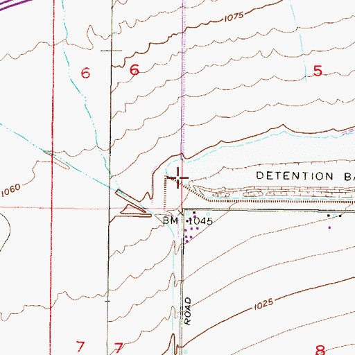 Topographic Map of Tuthill Dike Wash, AZ