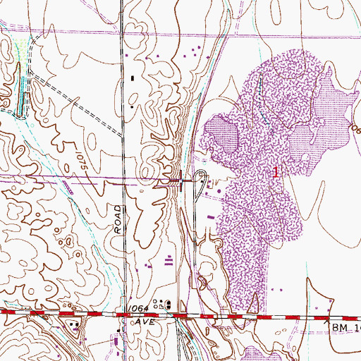 Topographic Map of Dysart Drain Wash, AZ