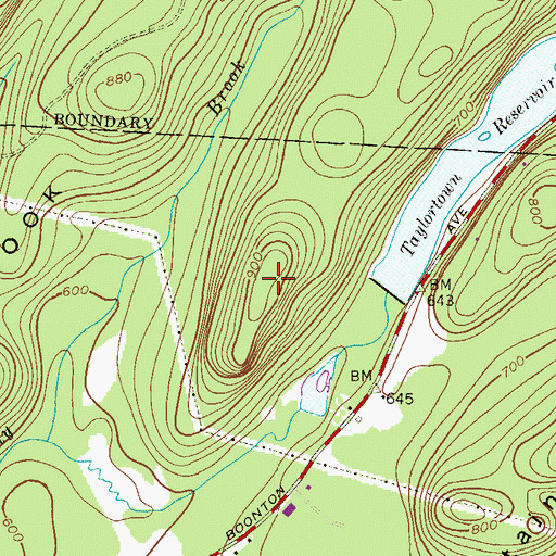 Topographic Map of Pyramid Mountain, NJ