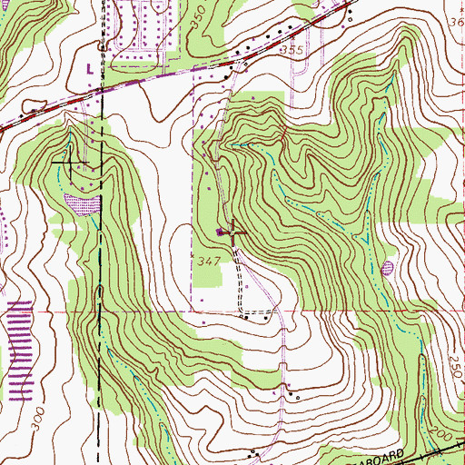 Topographic Map of Hosanna Church, AL