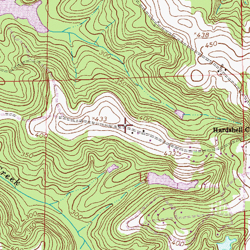 Topographic Map of Pathway Juvenile Wilderness Camp, AL