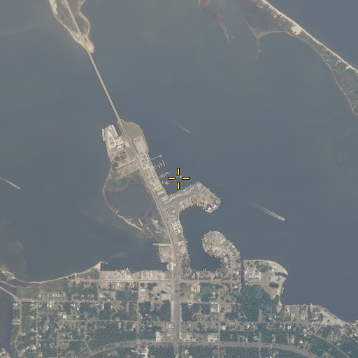 Aerial/Satellite Image of Dauphin Island Marina, AL