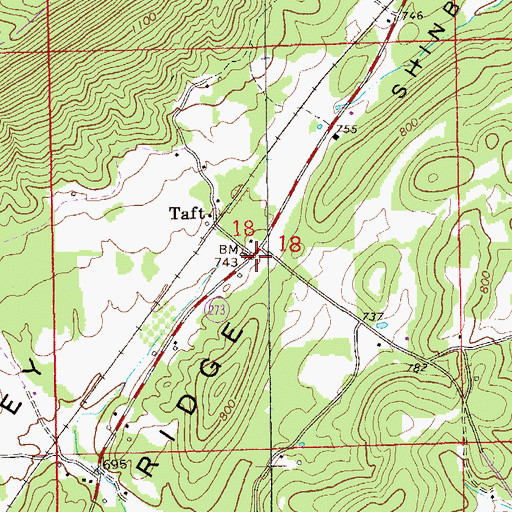 Topographic Map of Free Pentecost Church, AL