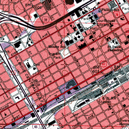 Topographic Map of Zion Methodist Church (historical), AL