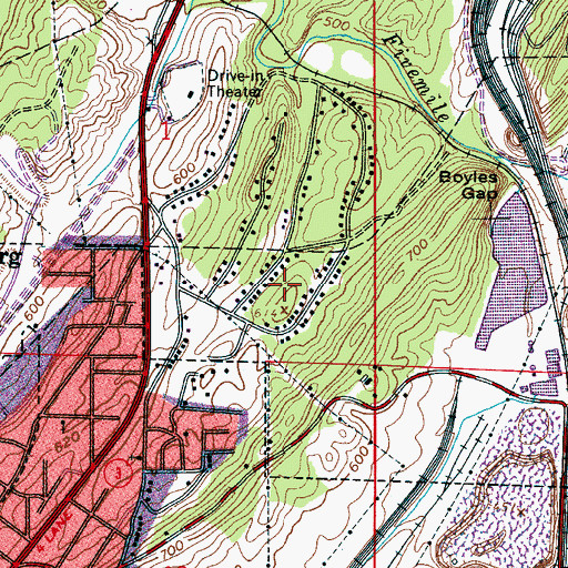 Topographic Map of Graysons Addition, AL