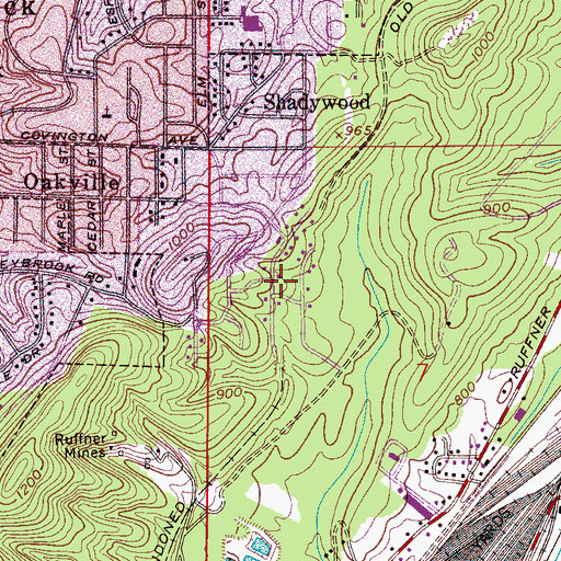 Topographic Map of Autumn Chase, AL