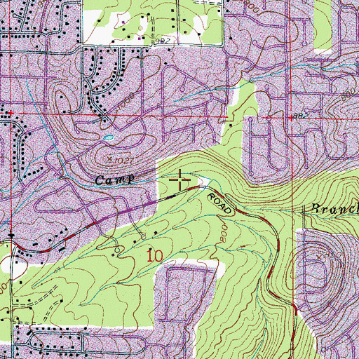 Topographic Map of Stonebrook Park, AL