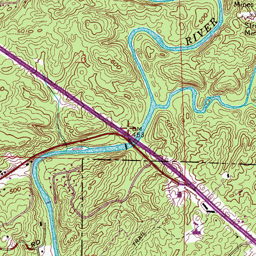Topographic Map of Fire Station Number 32, AL