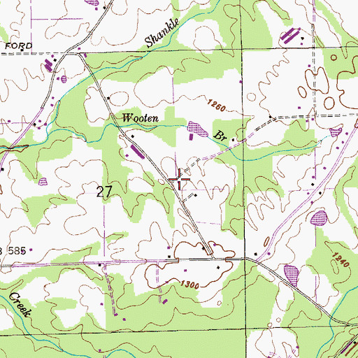 Topographic Map of Macedonia Church (historical), AL