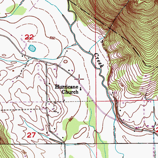 Topographic Map of New Flint Church (historical), AL