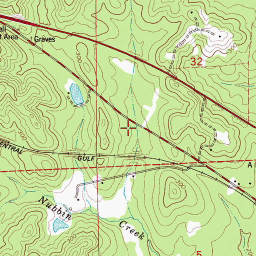Topographic Map of Western Hills, AL