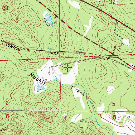 Topographic Map of Western Hills Estates, AL