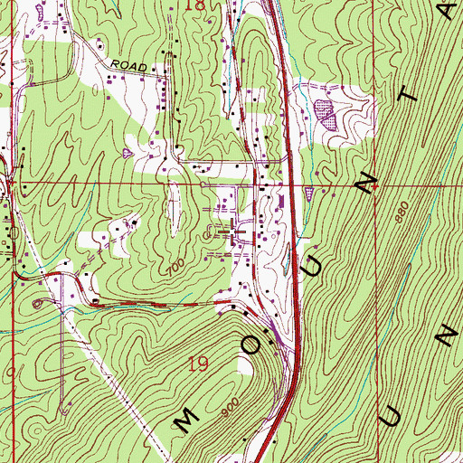 Topographic Map of Northgate Trailer Park, AL