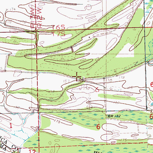 Topographic Map of Prospect School (historical), MS