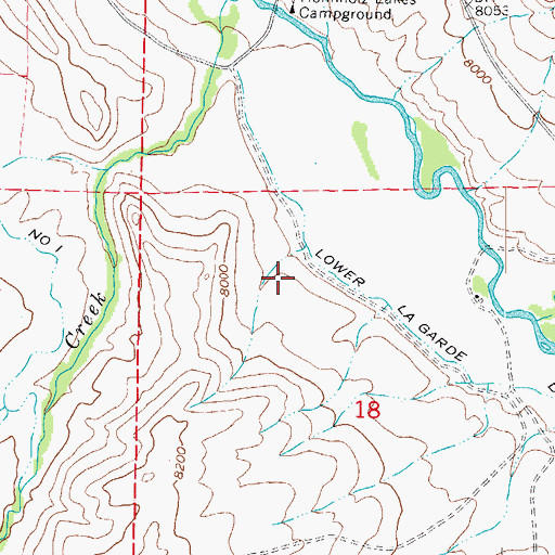 Topographic Map of Dempsey Dome, CO